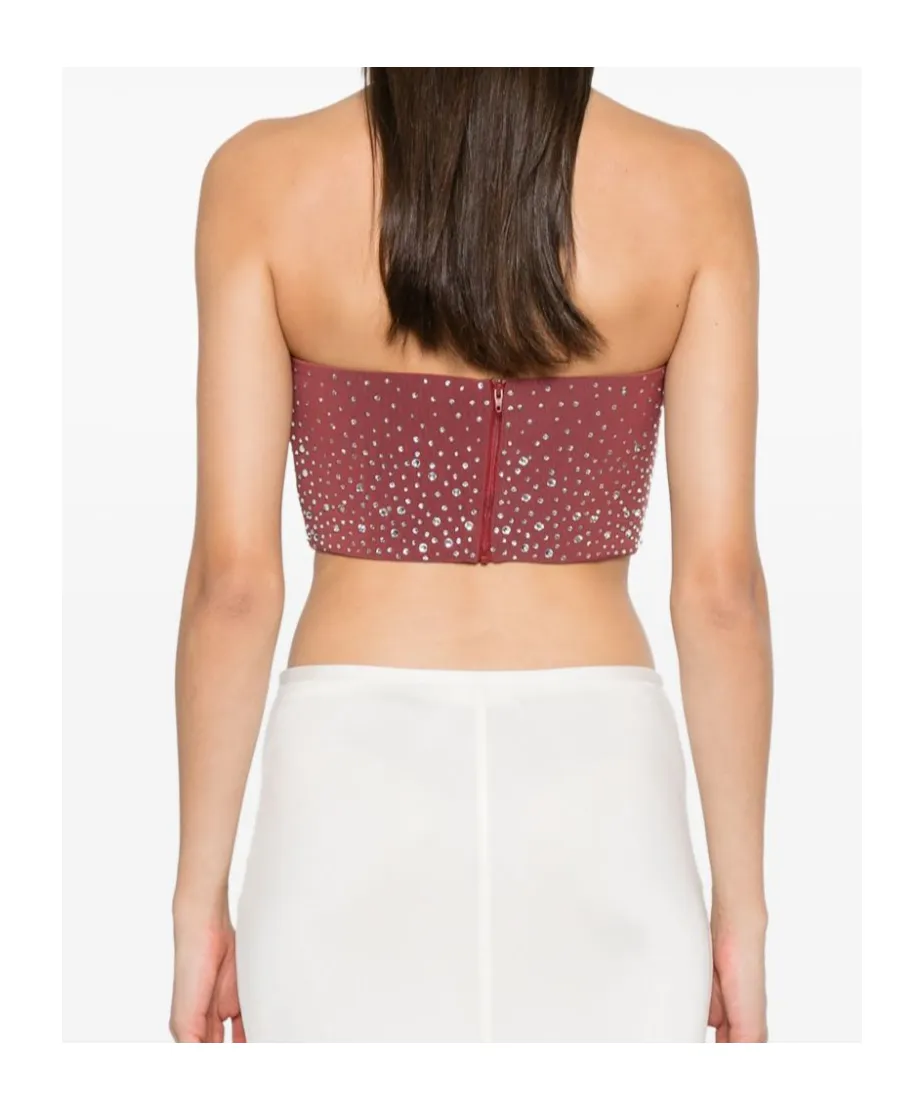 Crystal Embellished Tube Top