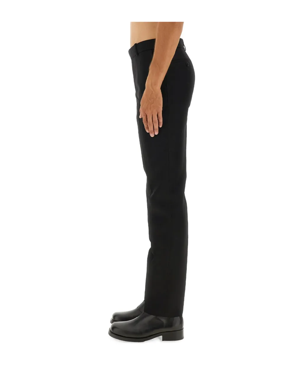 Straight-Leg Tailored Pants