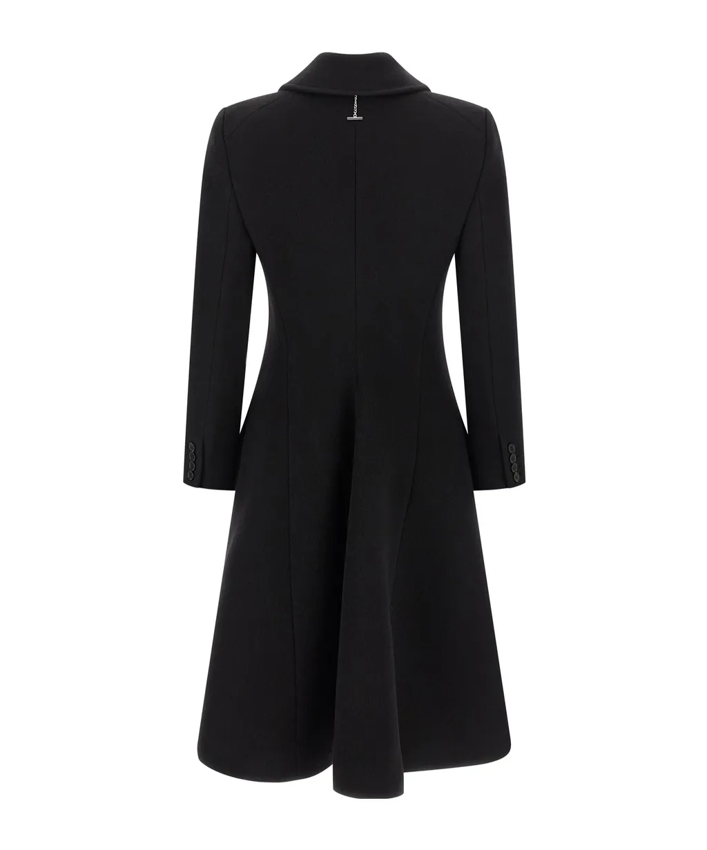 Hourglass Single-Breasted Coat