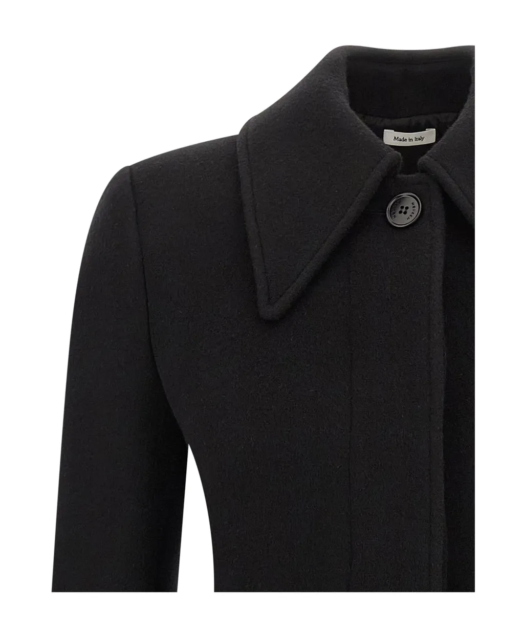 Hourglass Single-Breasted Coat