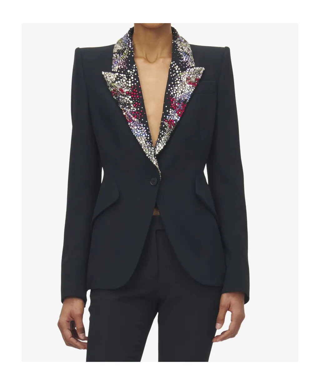 Embellished Collared Jacket