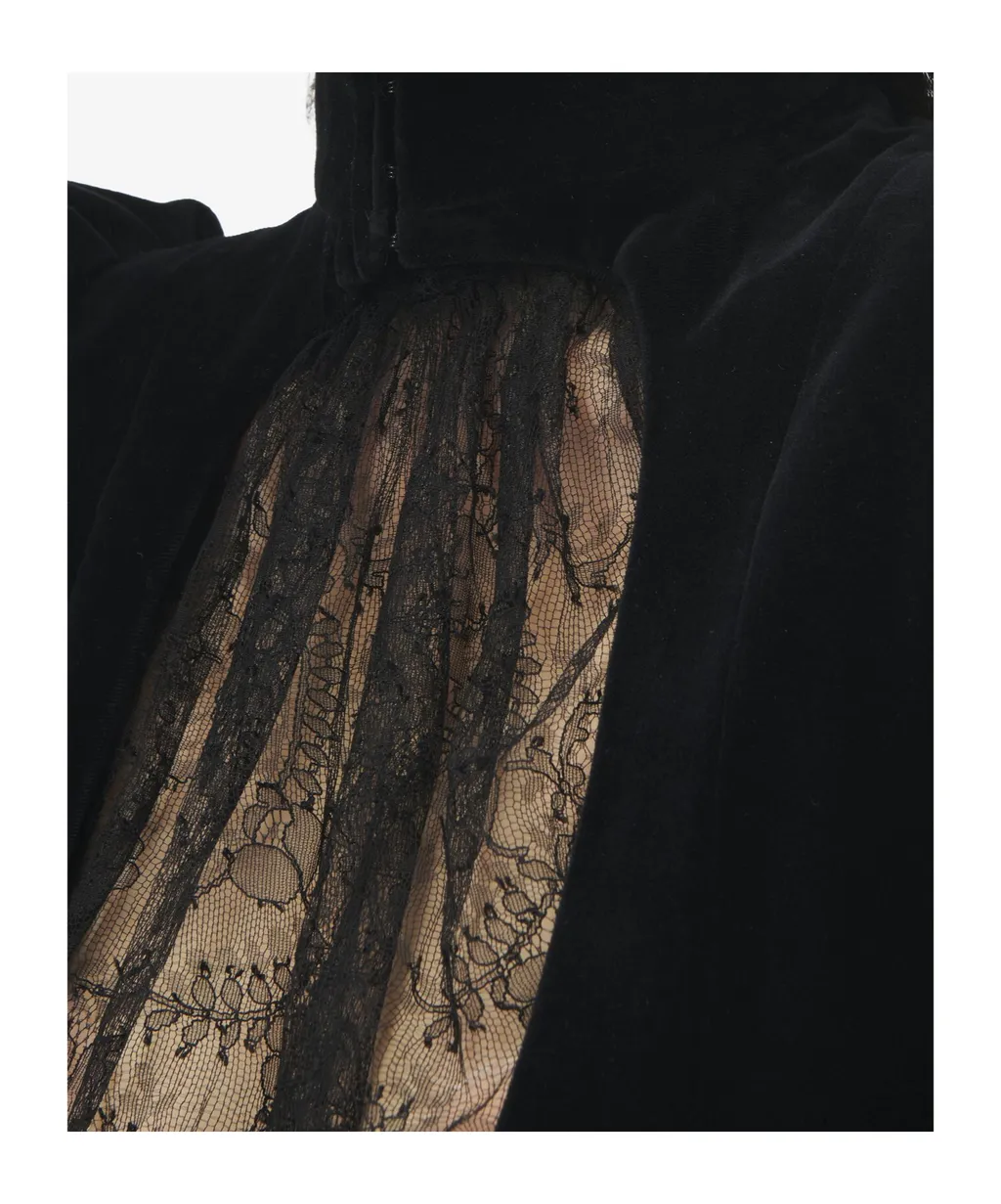 Velvet Panel Jacket