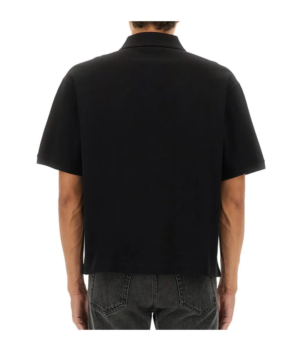 Graphic Printed Short Sleeved Polo Shirt