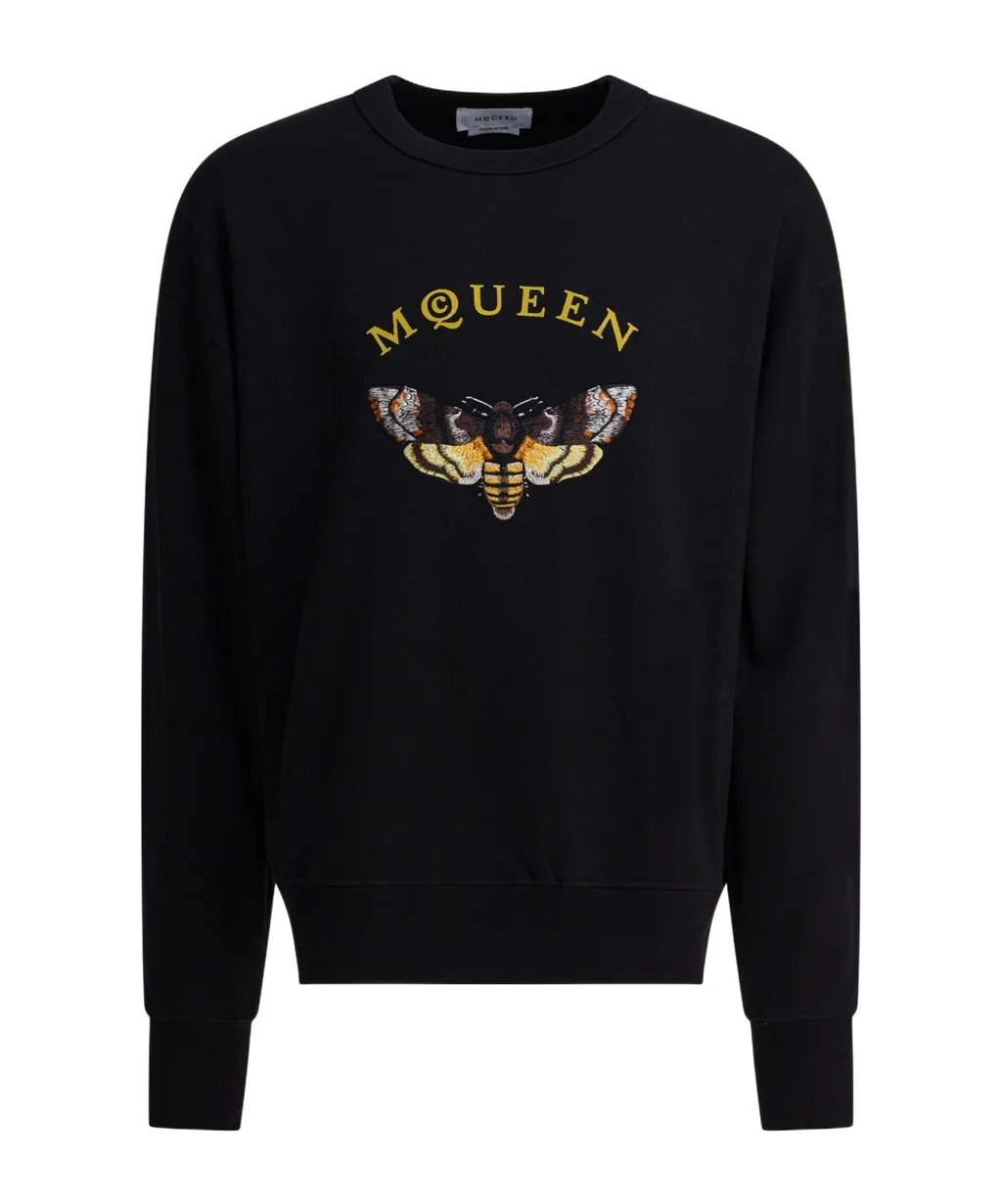 Logo Detailed Embroidered Crewneck Sweatshirt