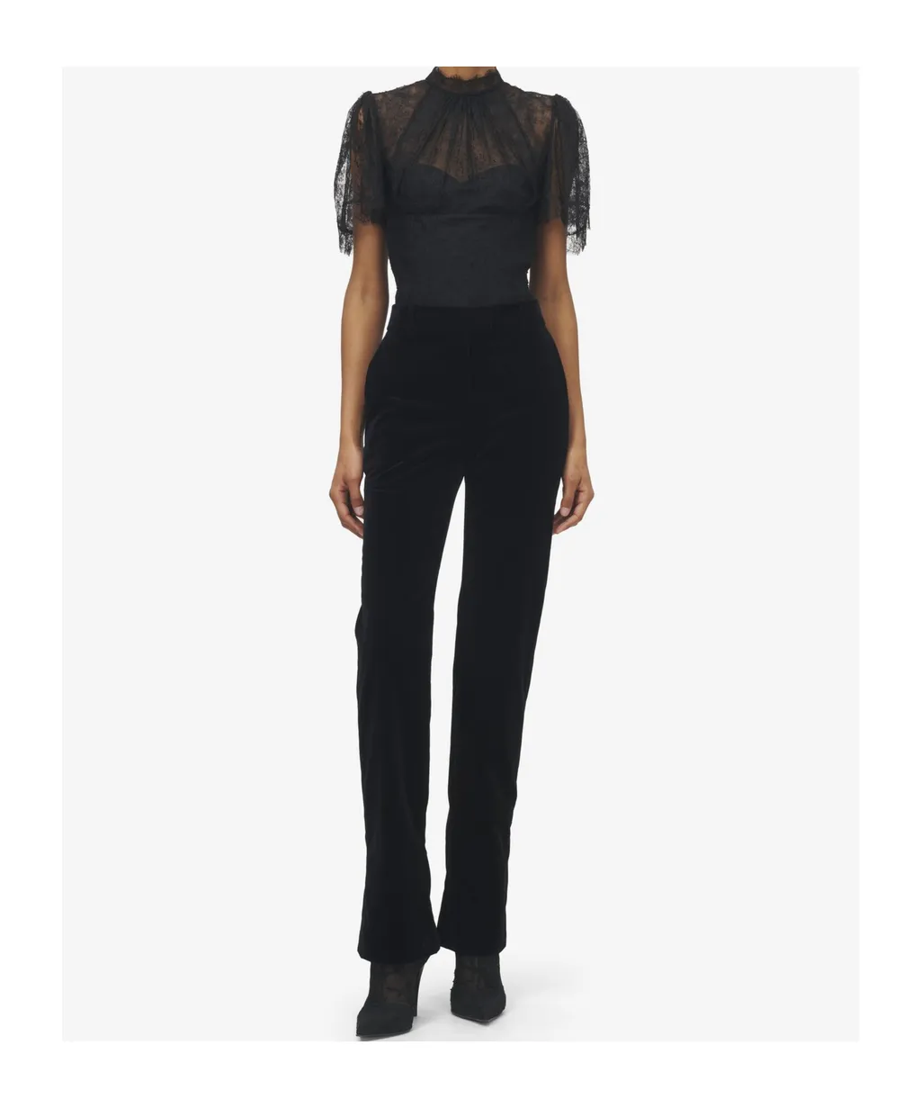 Straight-Leg Tailored Trousers
