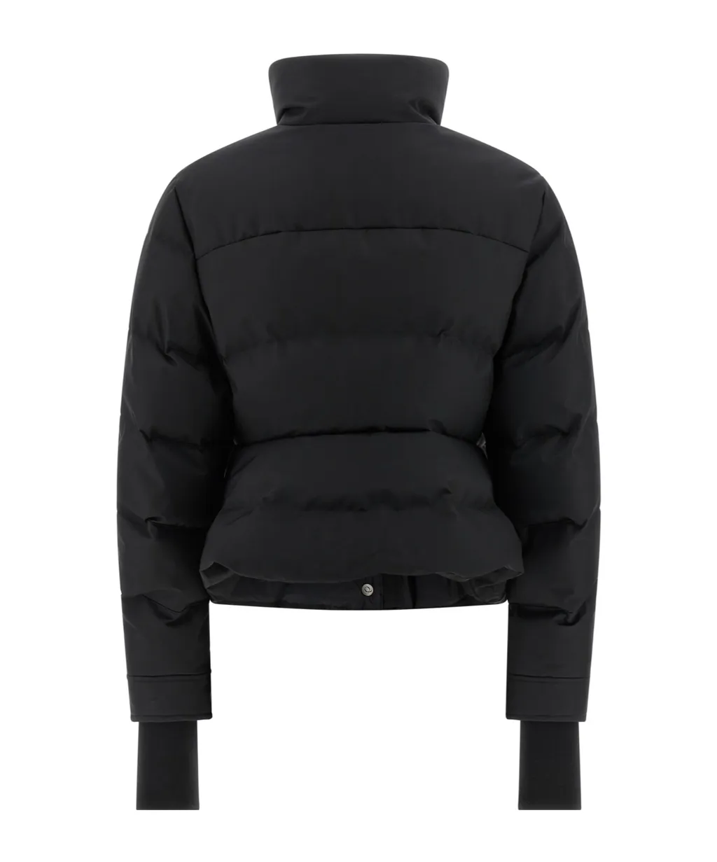 High-Neck Cropped Down Jacket