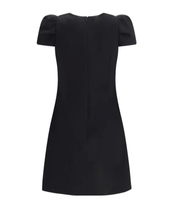 Short Sleeved Crewneck Mini Dress