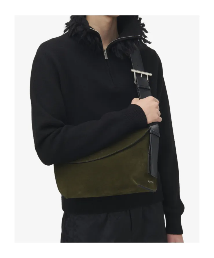 Large T-Bar Sling Shoulder Bag