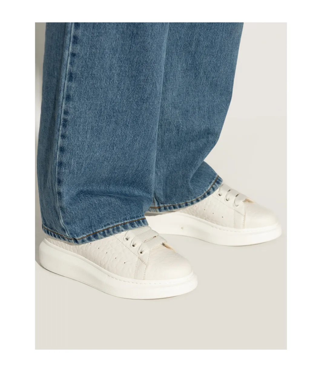 Oversized Lace-Up Sneakers
