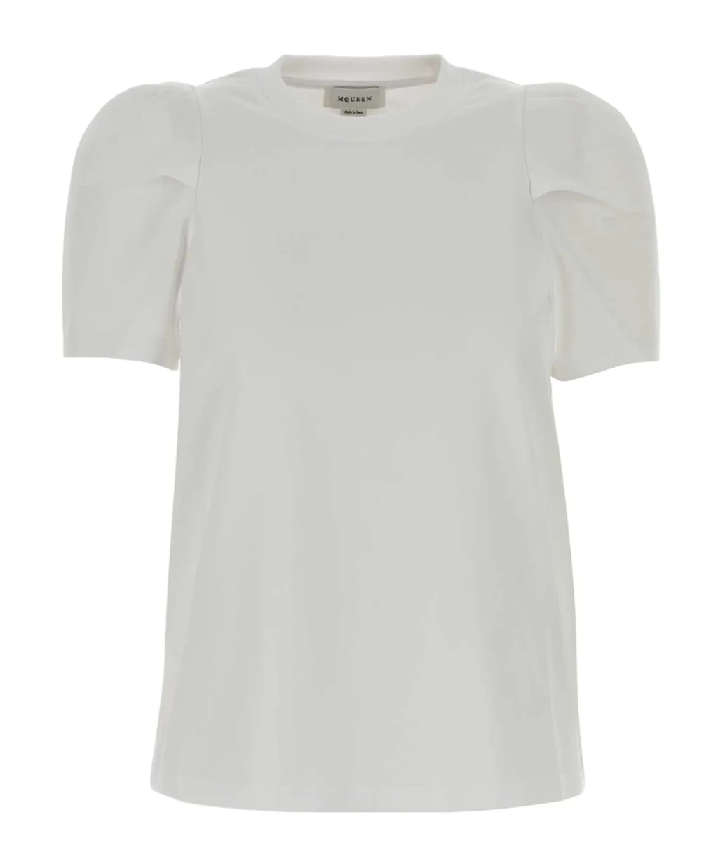 Puff-Sleeved Jersey T-Shirt