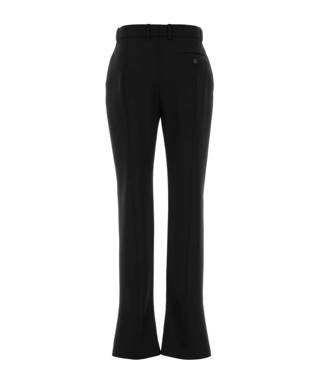 Flared-Leg Tailored Trousers