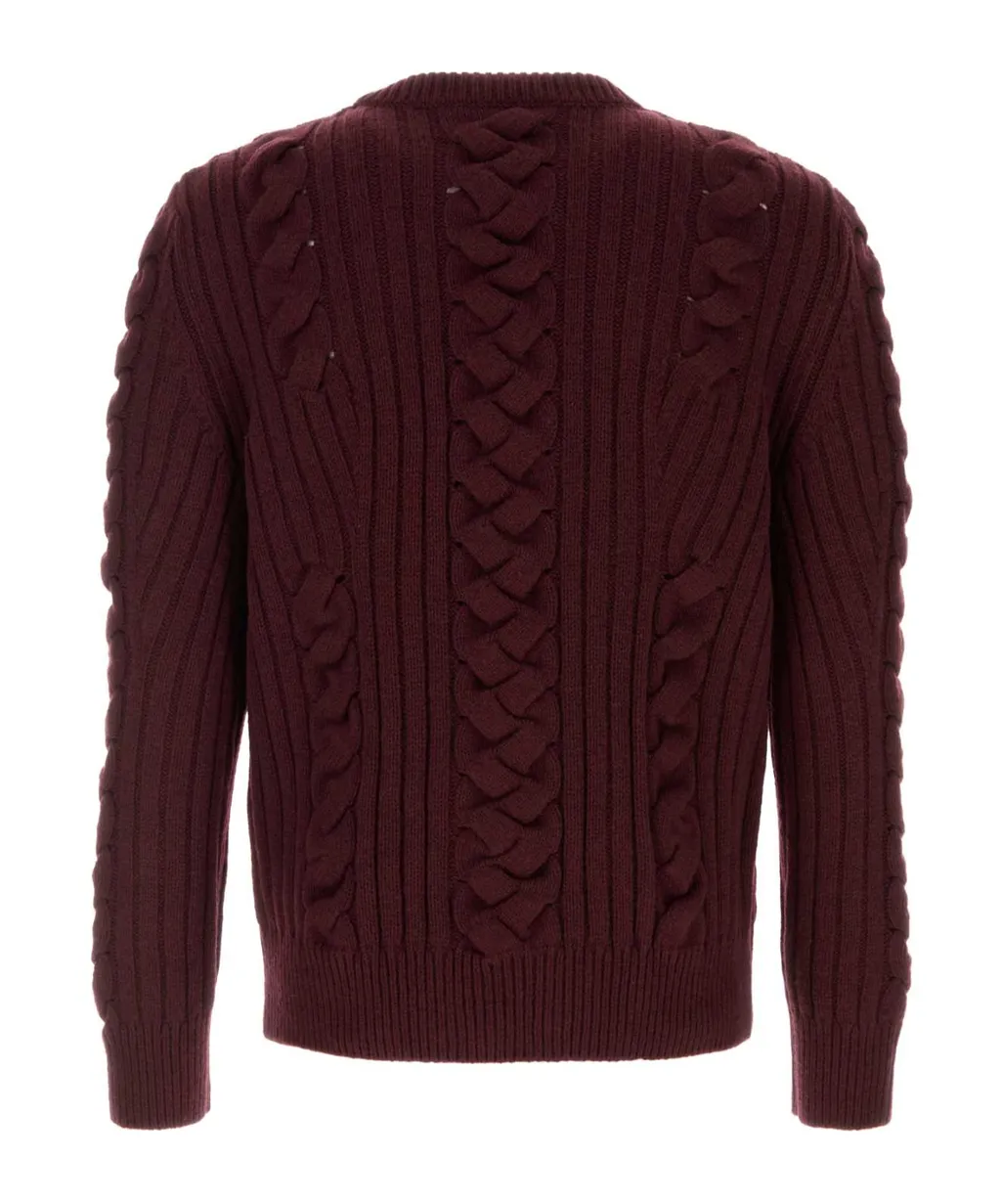Cable-Knit Crewneck Jumper
