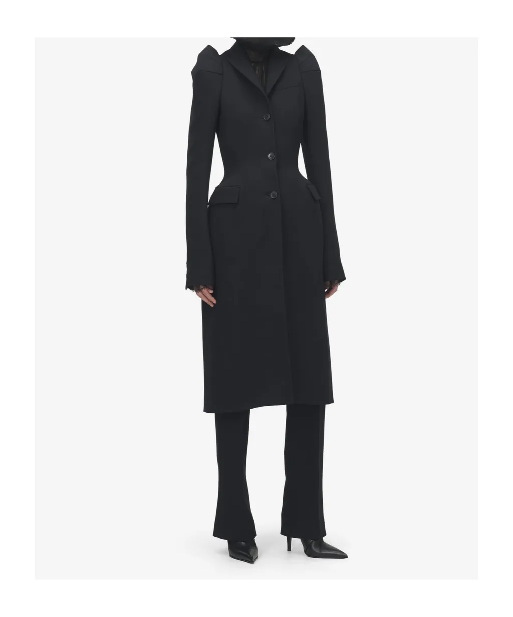 Pinched Shoulder Coat