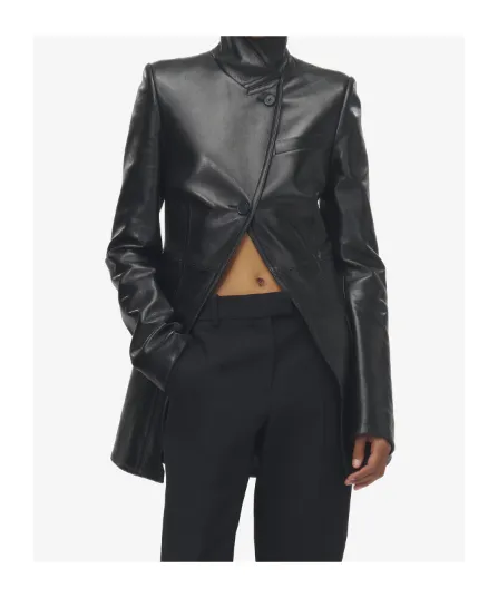 Cutaway Leather Jacket