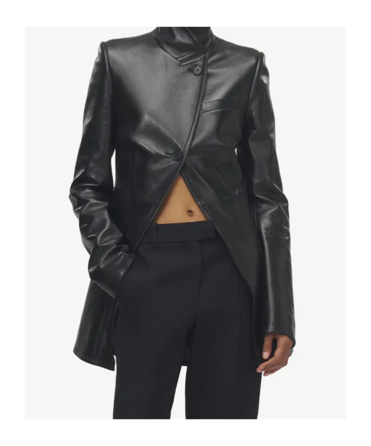 Cutaway Leather Jacket