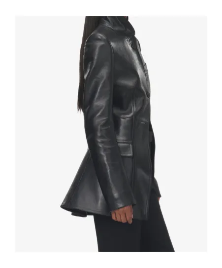 Cutaway Leather Jacket