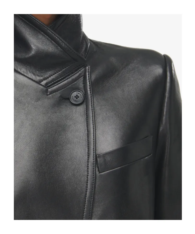 Cutaway Leather Jacket