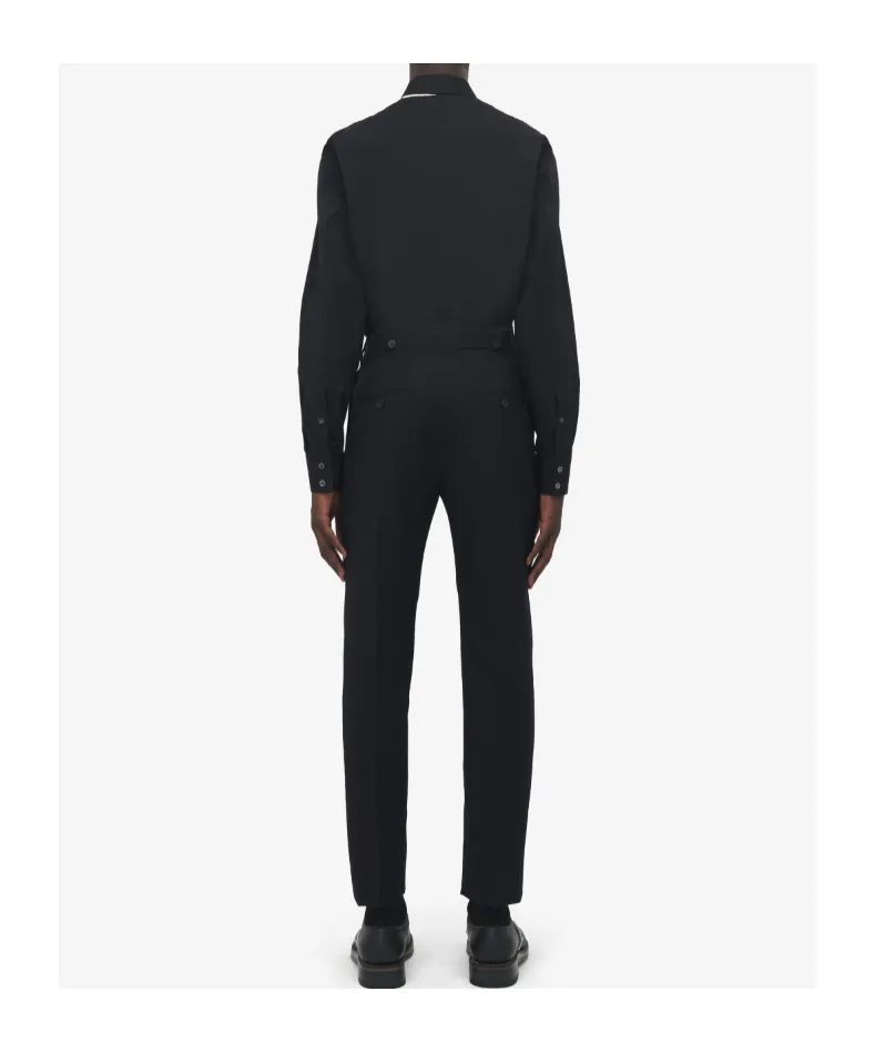Wool Mohair Tailored Trousers