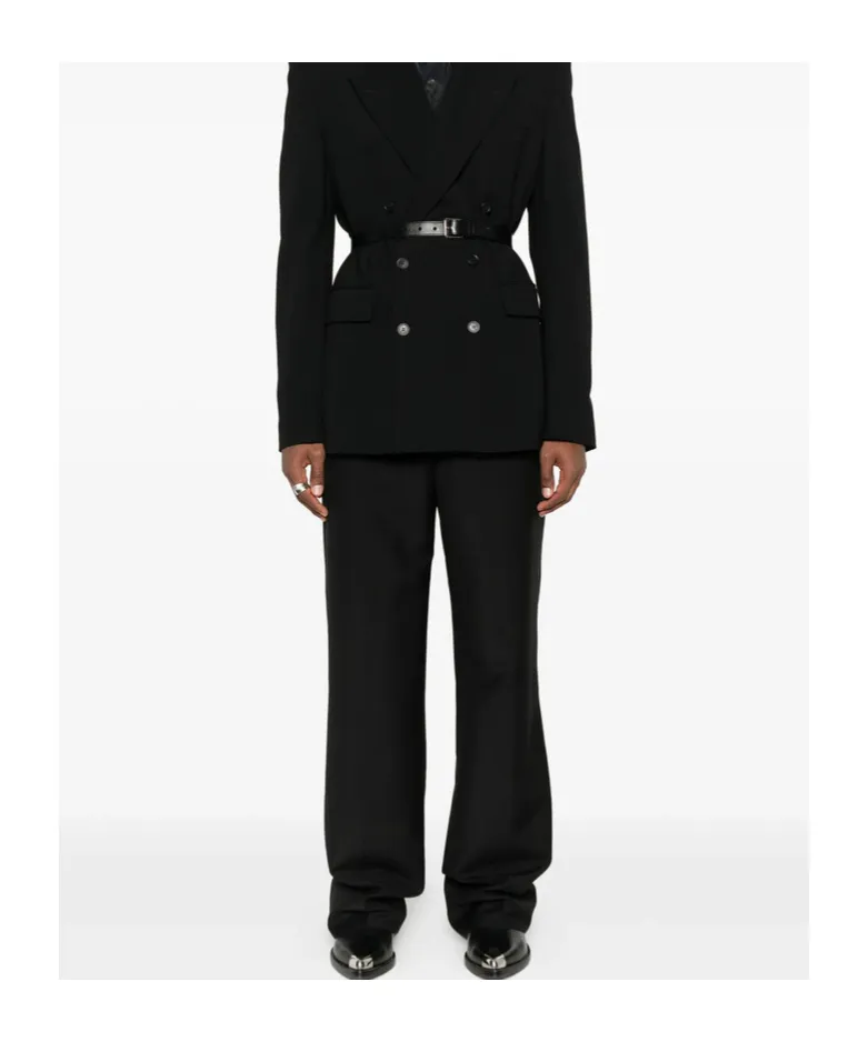 Buckle-Fastening Trousers