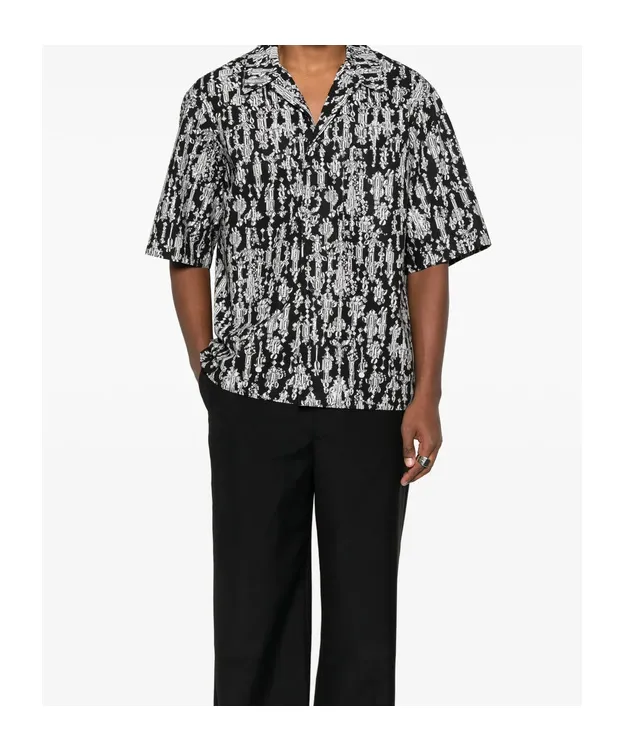 Graphic Printed Short-Sleeved Shirt