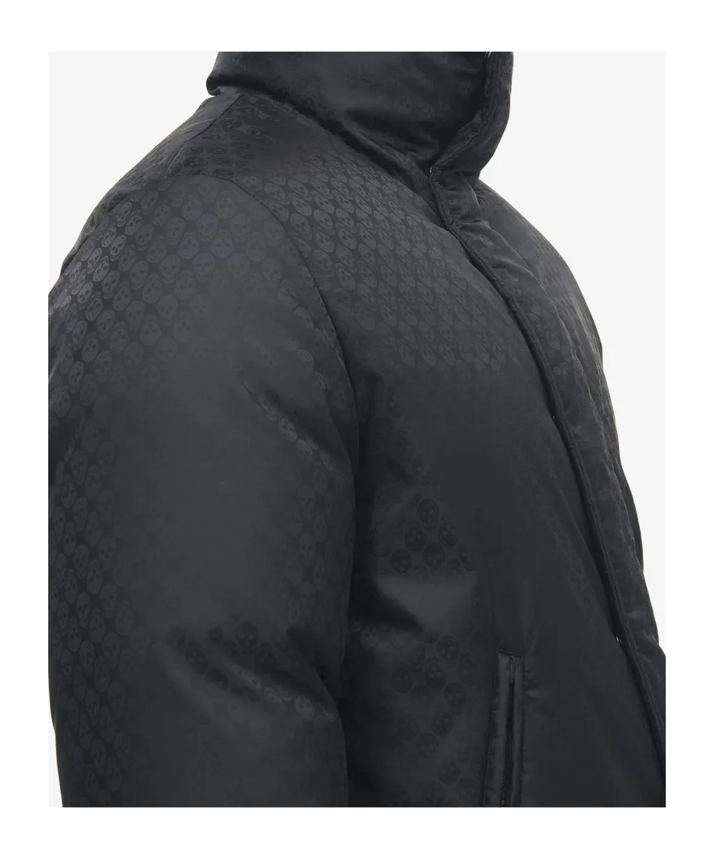Skull Print Padded Jacket