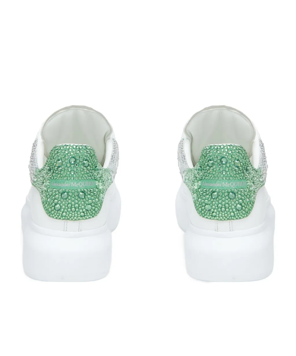 Embellished Lace-Up Sneakers