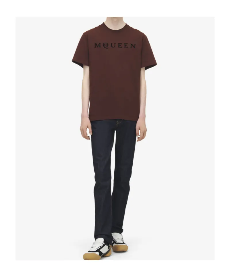 Flocked Mcqueen Logo T-Shirt