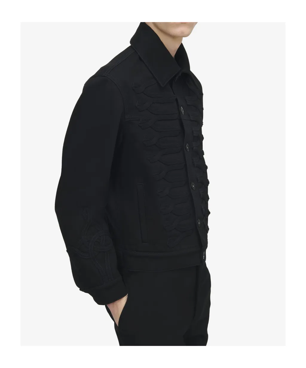 Button Detail Denim Jacket