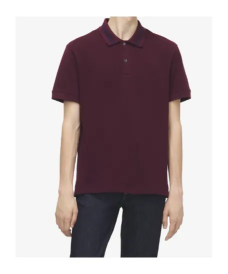 Logo Collar Short Sleeved Polo Shirt