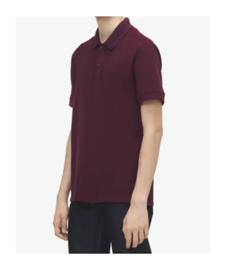 Logo Collar Short Sleeved Polo Shirt
