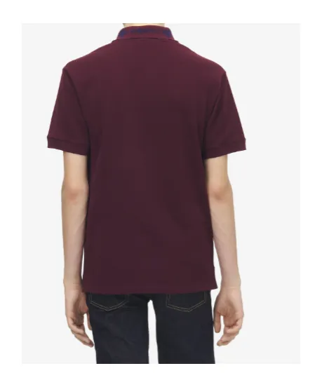 Logo Collar Short Sleeved Polo Shirt
