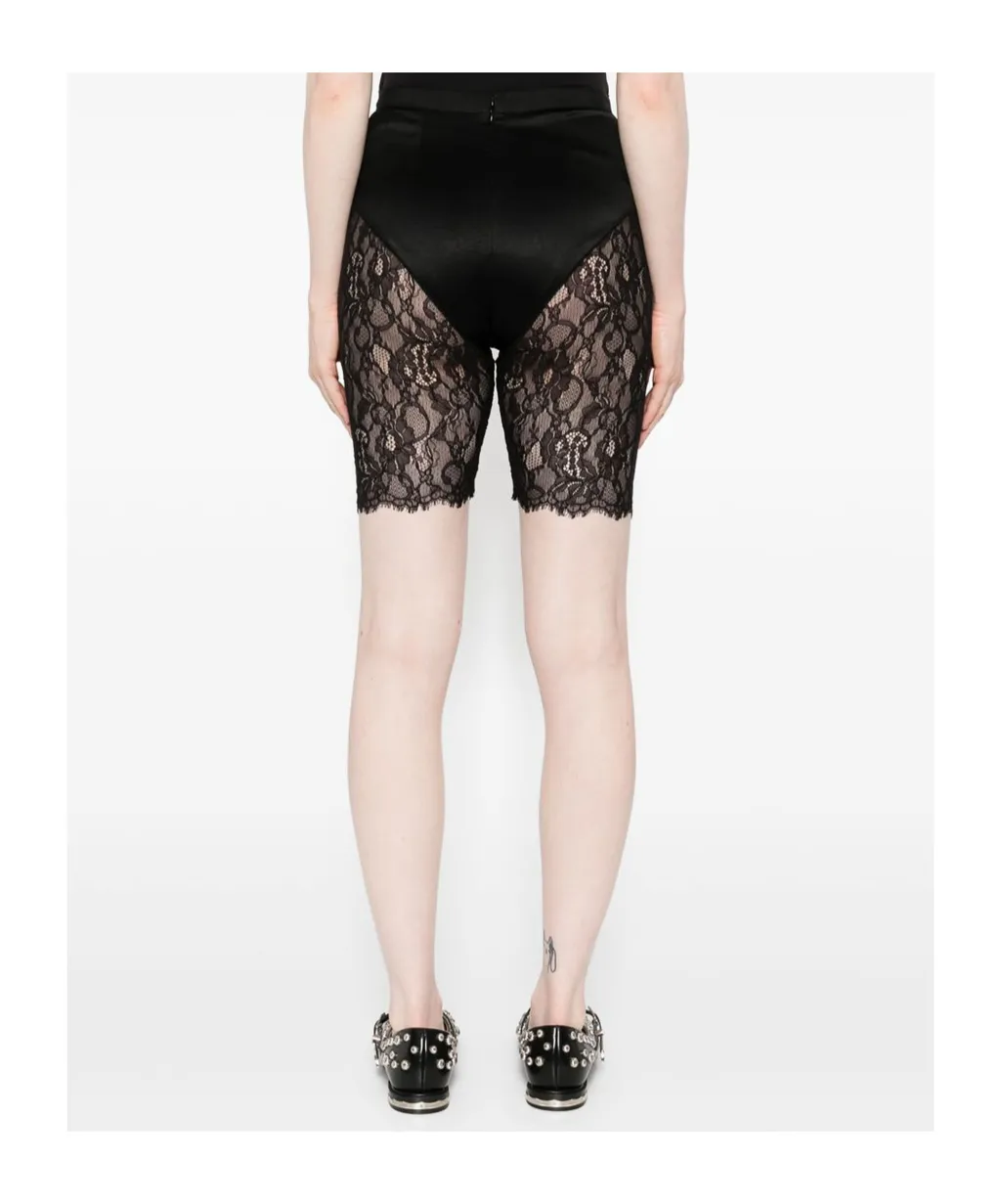 Lace-Panelled Shorts