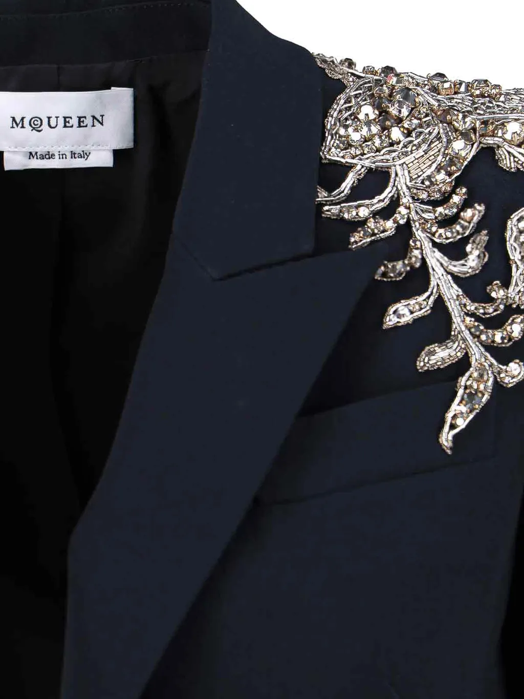 Embellished Single-Breasted Blazer