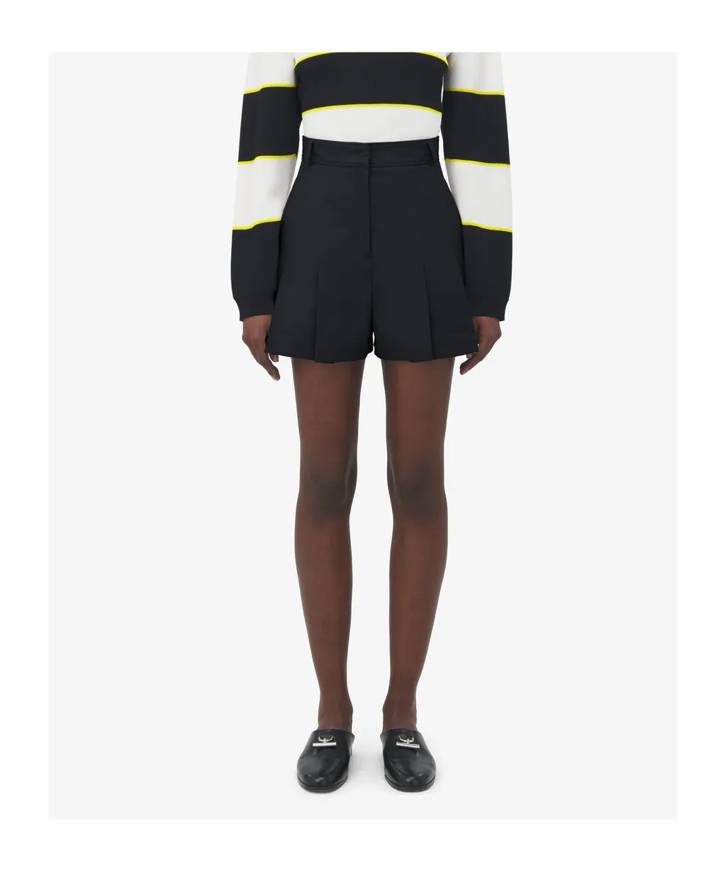 Pleated Tailored Shorts