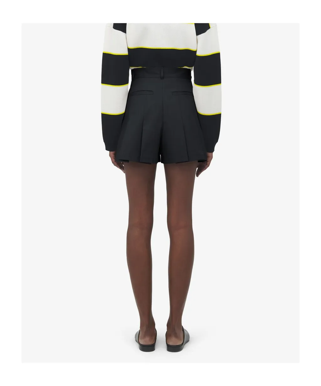 Pleated Tailored Shorts