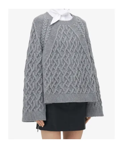 Cable Crew Neck Jumper