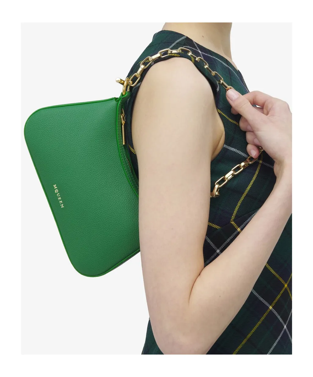 T-Bar Chain-Strap Leather Tote Bag