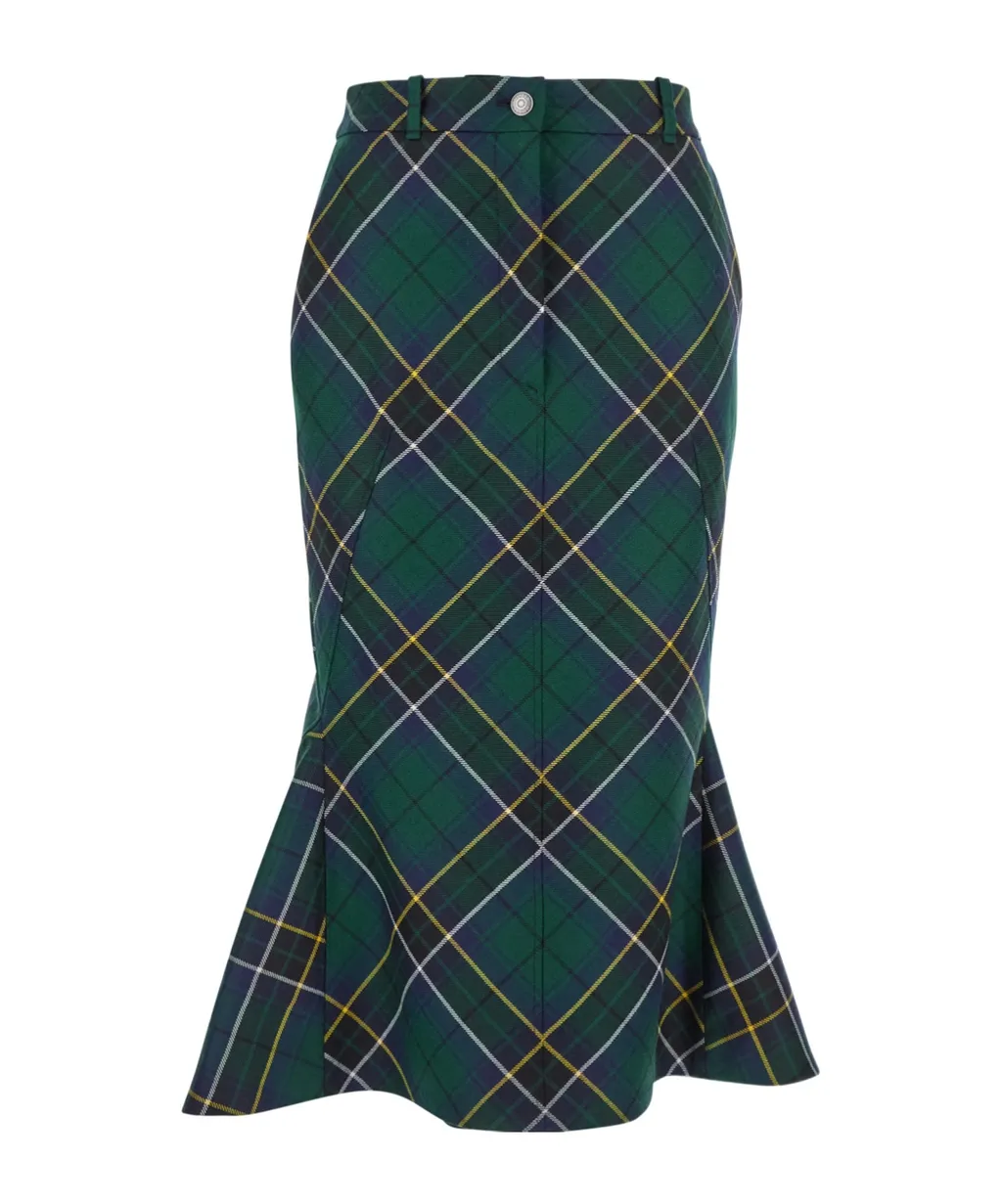 Tartan Midi Skirt