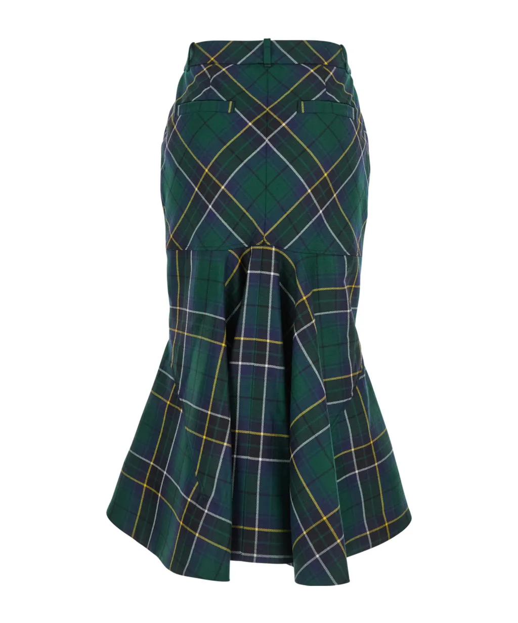 Tartan Midi Skirt