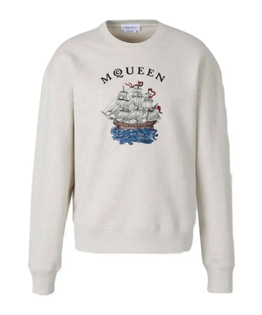 Logo Embroidered Crewneck Sweatshirt
