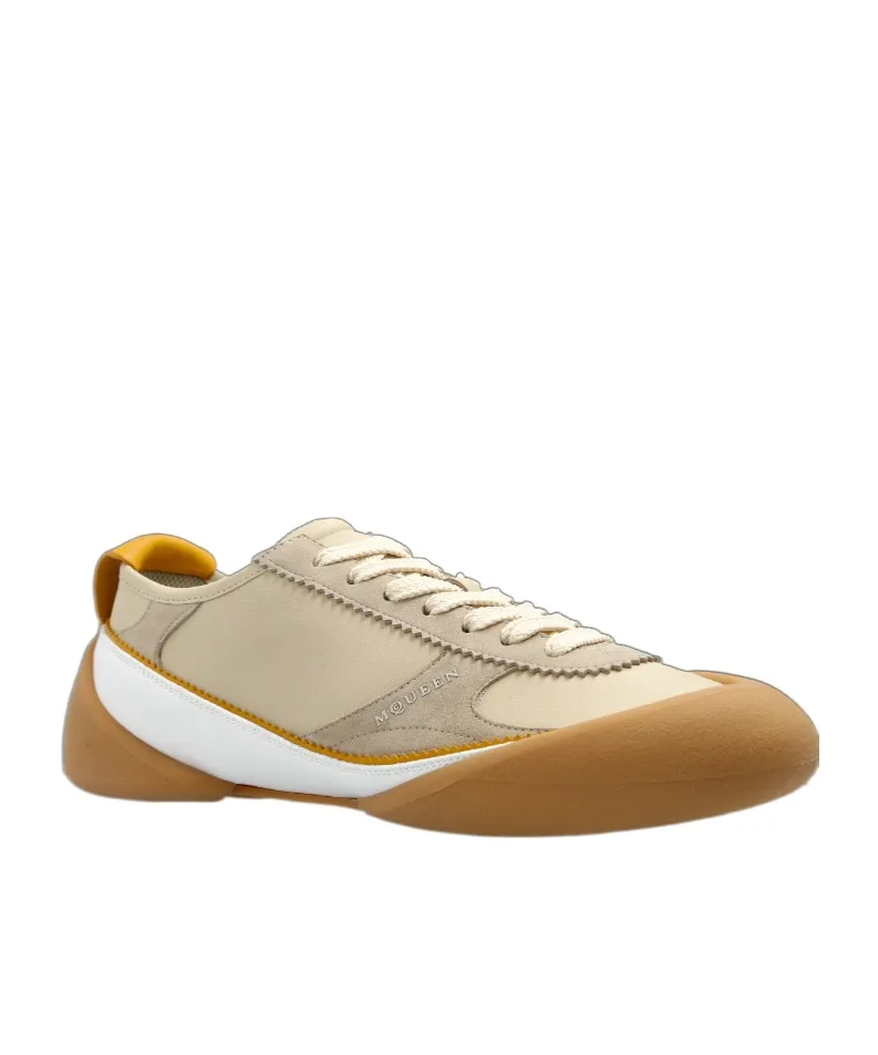 Leather Panelled Sneakers