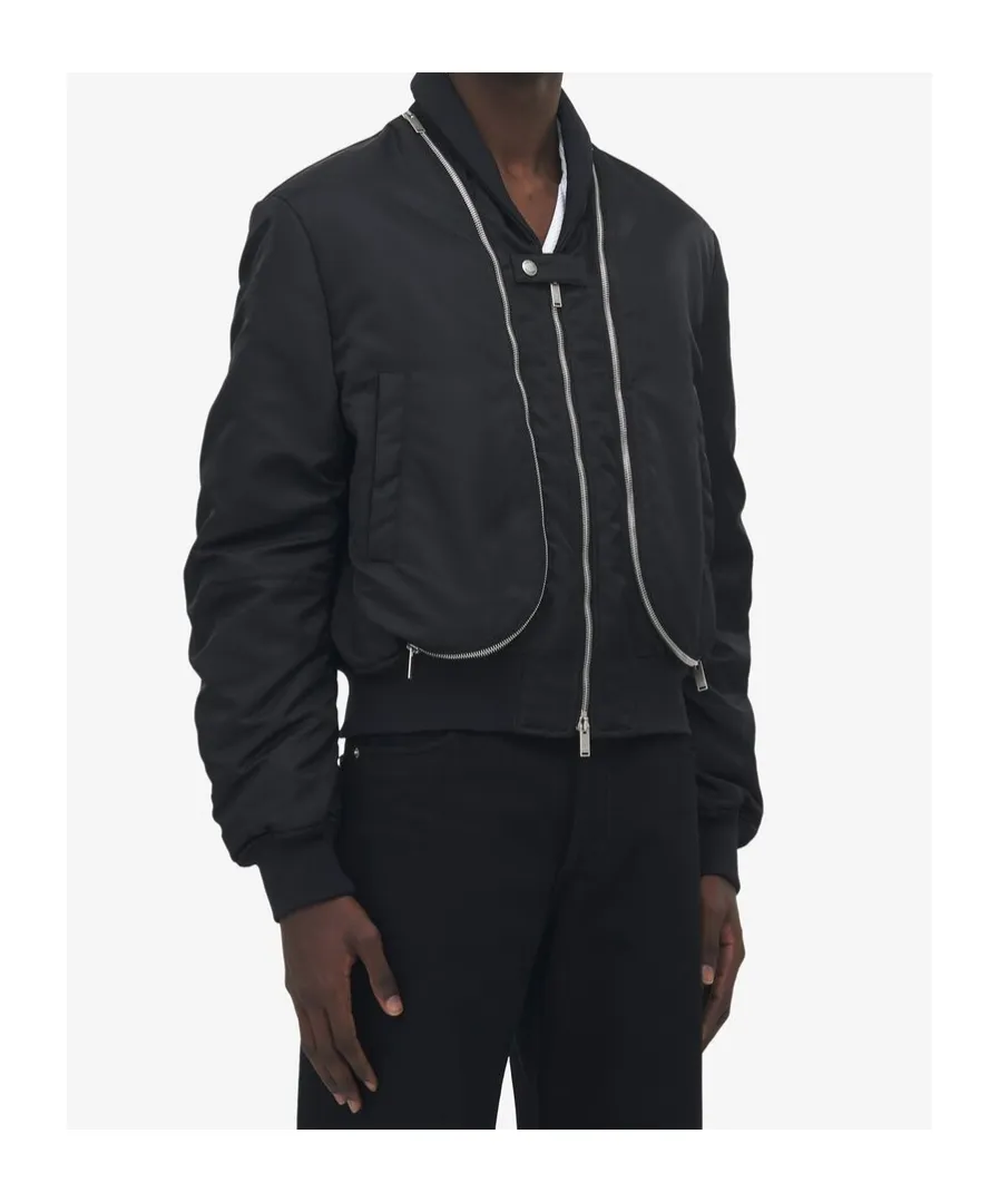 Double-Zip Bomber Jacket