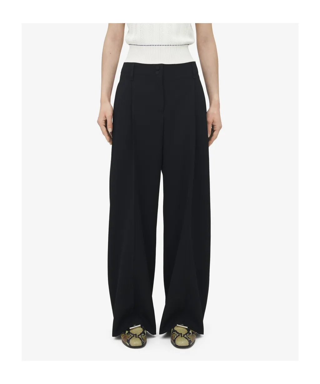 Cotton Tapered Trousers