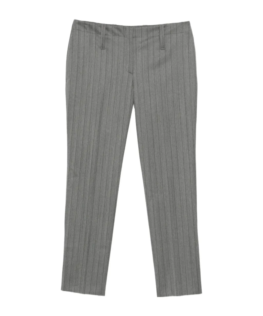 Straight-Leg Striped Pants