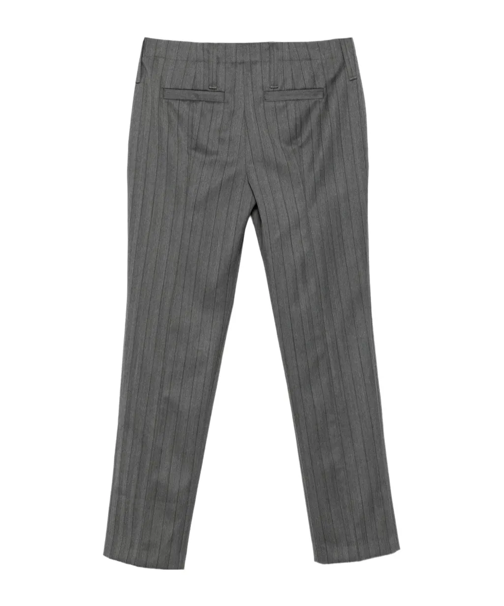 Straight-Leg Striped Pants