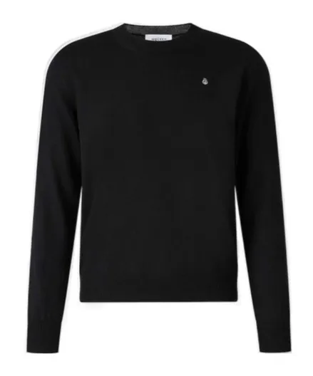 Skull Embroidered Crewneck Jumper