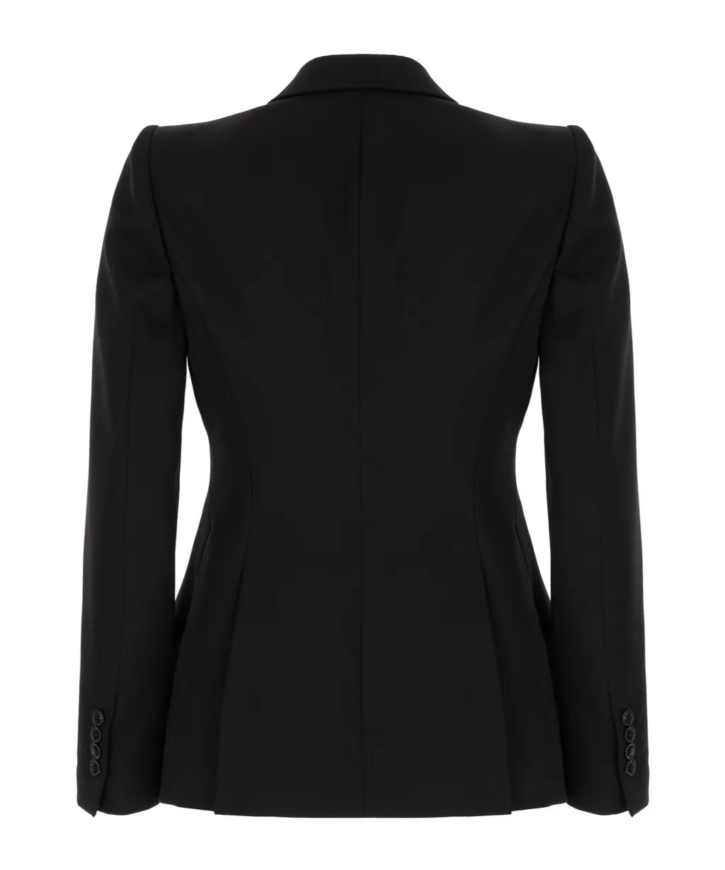 Wool Single-Breasted Blazer