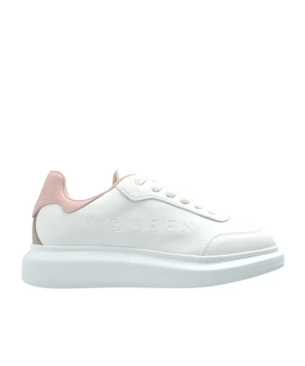 Embossed-Logo Platform Trainers