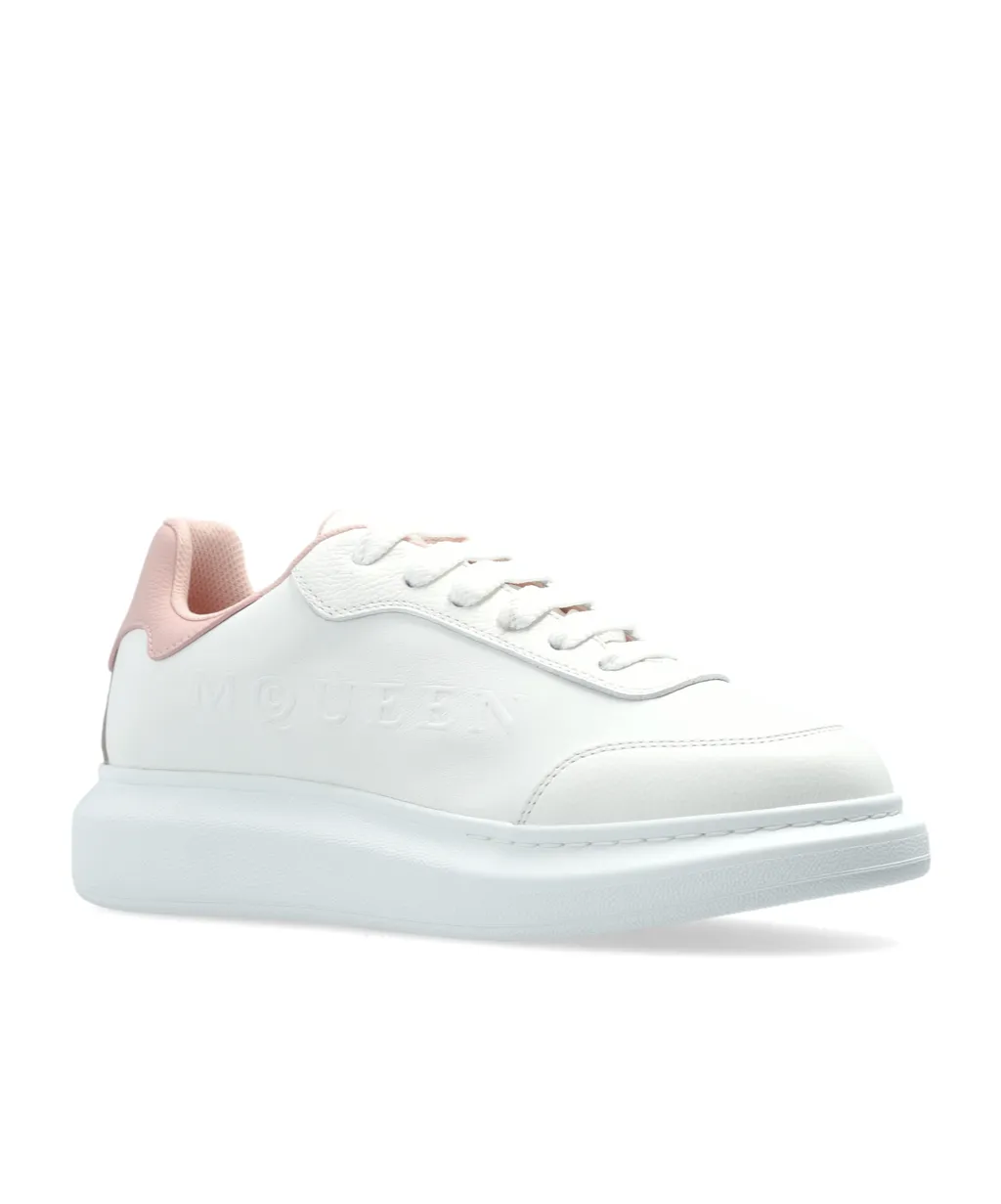 Embossed-Logo Platform Trainers