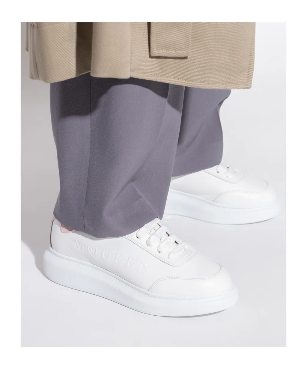 Embossed-Logo Platform Trainers